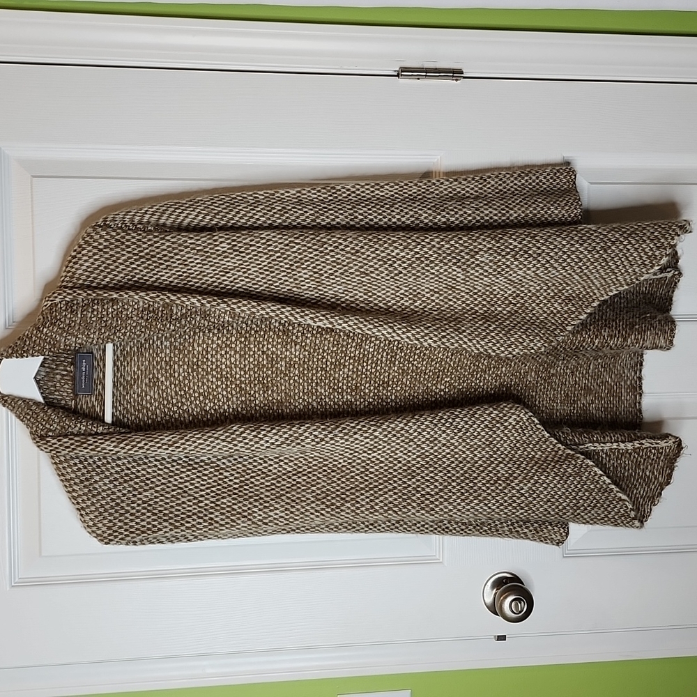 Wooden Ships Mohair Wool Blend Waterfall Drape Open Front Cardigan Small/Medium